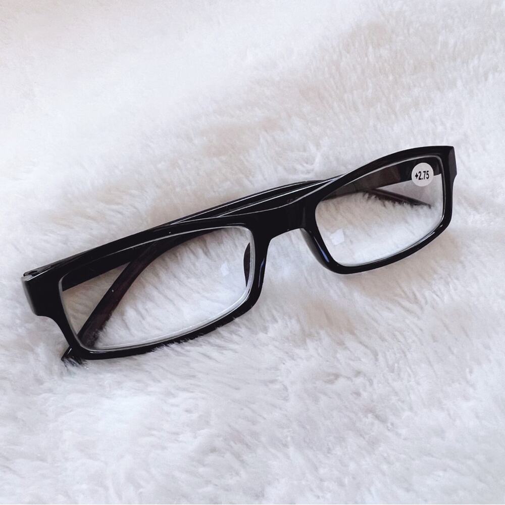 Vivian Black Rectangular Classic Reader Glasses N… - image 3